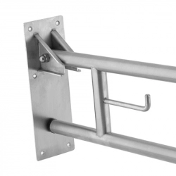 Поручень для осіб з інвалідністю відкидний MEDINOX зі стопором BG0800CS