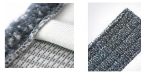 Моп (вкладка) з кишенями 40 см MSG40, мікрофібра з поліпропіленовими вставками