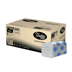 Паперові рушники листові, целюлозні P100