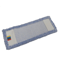 Моп синій мікрофібра EXTRA з кишенями 40 см PMEB40