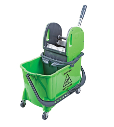 Прибиральне відро на колесах з віджимом HTS731