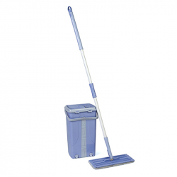 Комплект для прибирання з віджимом блакитний. TTM239B