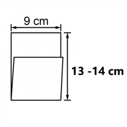 Держатель салфеток L складка. ND14