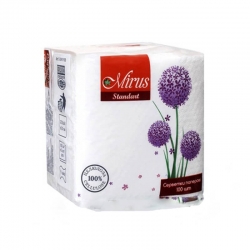 Серветки Mirus Standart одношарові 24х24 см 100 шт Білі