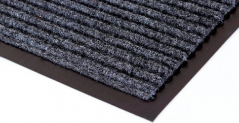 Грязезащитный коврик Дабл Стрипт 40*60 серый