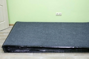 Брудопоглинаючий килимок Дабл Стрипт 60*90 сірий