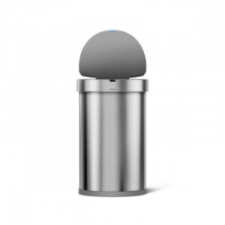 Урна напівкругла сенсорна 45л FPP з кишенею для мішків ST2009