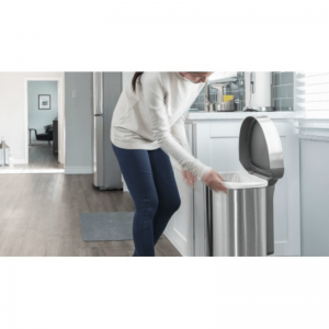 Урна напівкругла сенсорна 45л FPP з кишенею для мішків ST2009