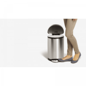 Урна з педаллю напівкругла 10л FPP Delux CW1833