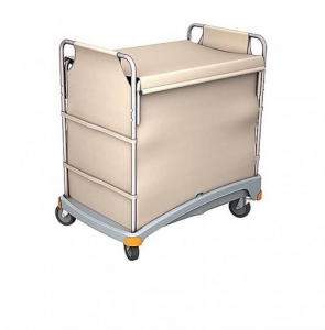 Готельний візок для білизни 340 л. із кришкою TSB-0001